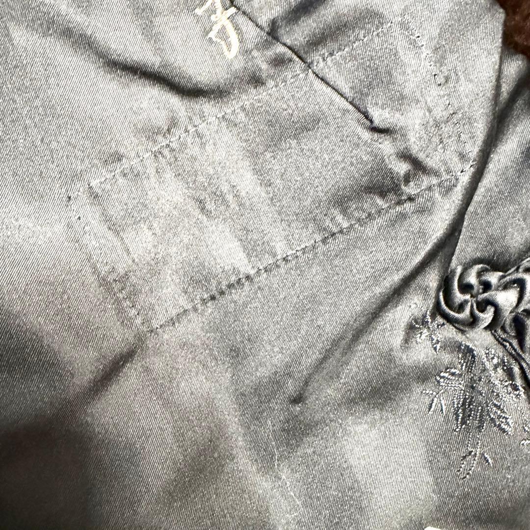 【美品/希少】エンバ ブラックグラマ ミンク 貂 リアルファー ショール