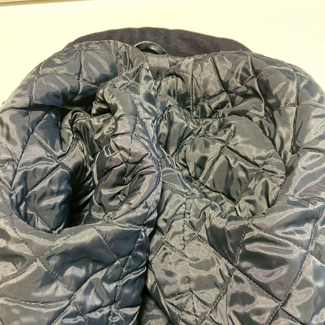 【ショット】Pコート ウールコート 40 L 黒　アメリカ製　740N