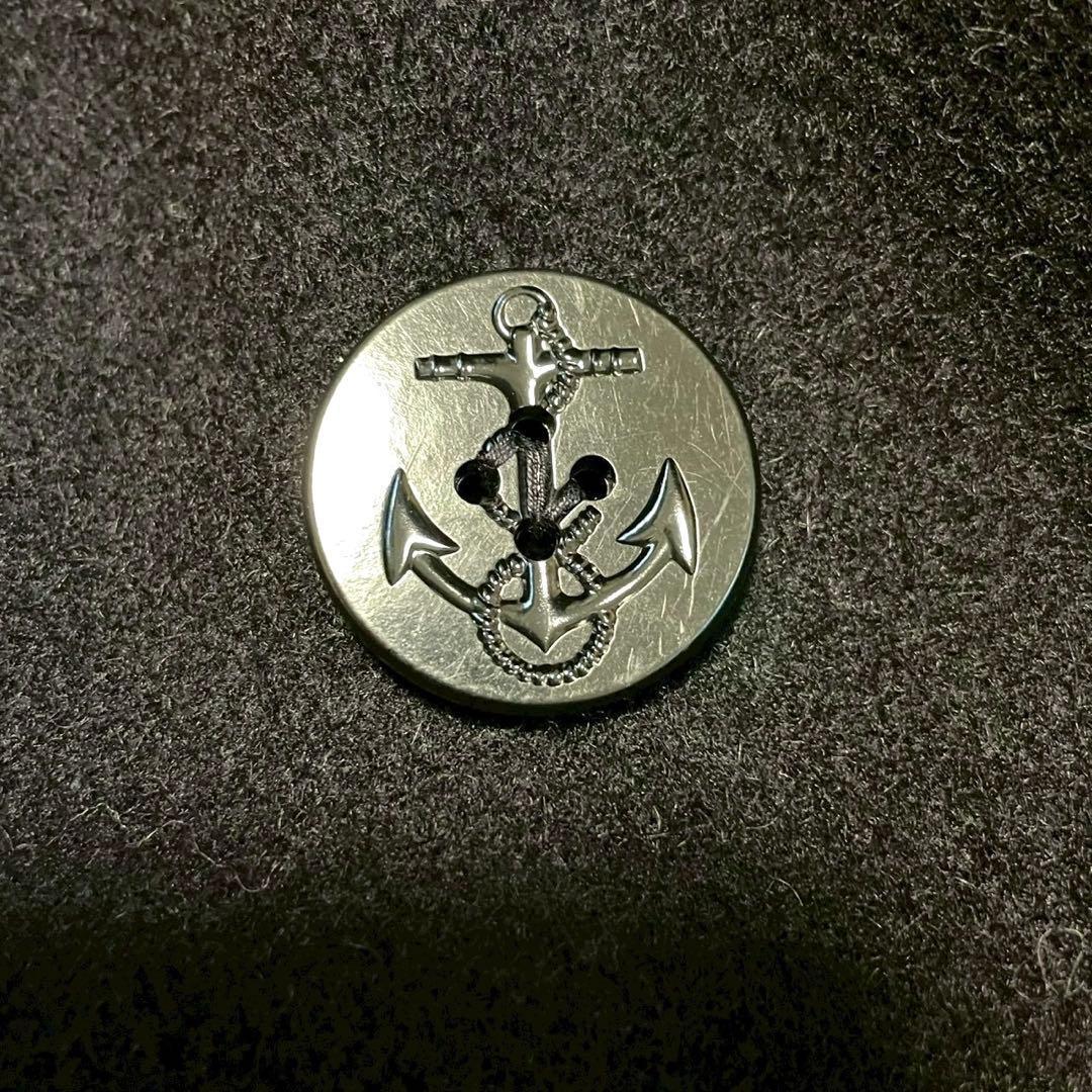 【ショット】Pコート ウールコート 40 L 黒　アメリカ製　740N