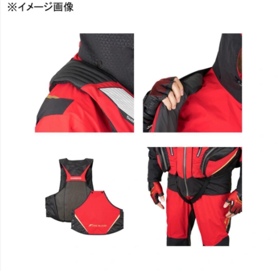 ⭐新品　シマノリミテッドプロ フローティングベスト ブラッドレッド　2XL　磯