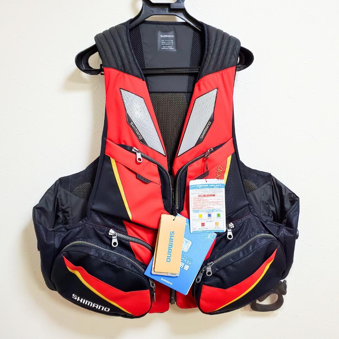 ⭐新品　シマノリミテッドプロ フローティングベスト ブラッドレッド　2XL　磯