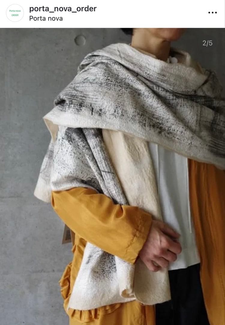 SILVANA MANETTI ショール　カシミヤ・シルク