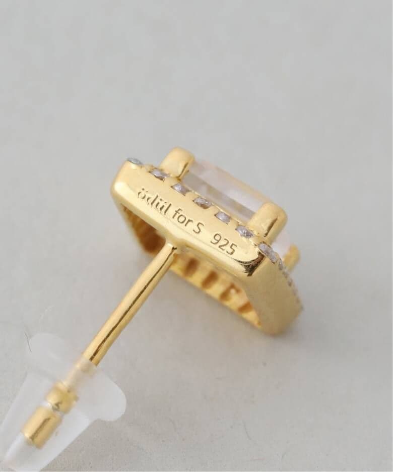 スローブイエナ　ODUL/オジュール SLOBE別注 スクエアカットピアス