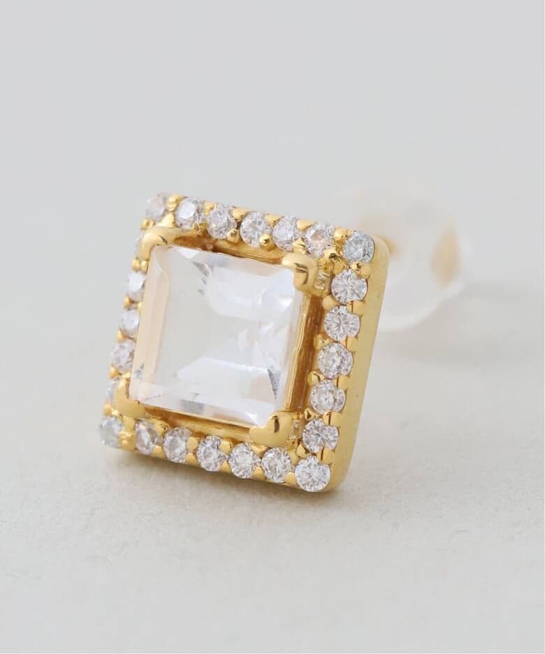 スローブイエナ　ODUL/オジュール SLOBE別注 スクエアカットピアス