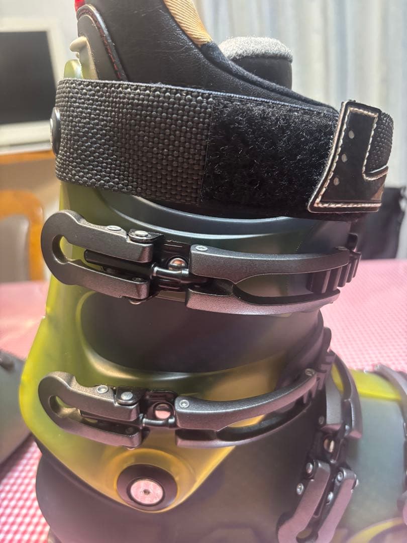 LANGE スキー ブーツ グレー/イエロー