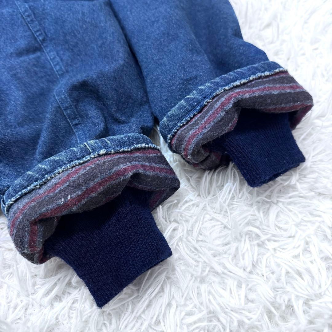 【まさ様激レア 80s】Dickies デニム カバーオール 白タグ 濃紺 XL