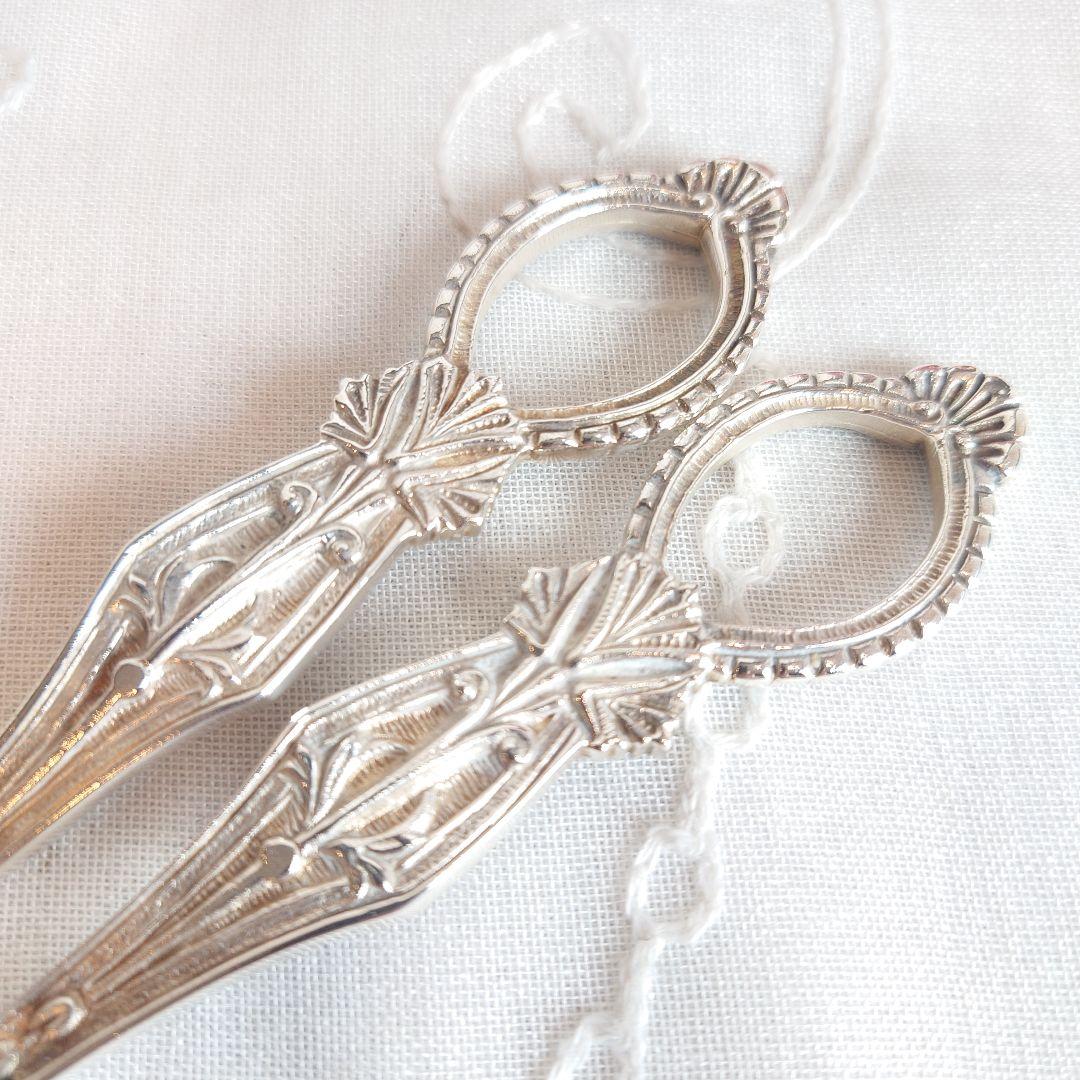 マッピング＆ウエッブ　グレープシザー　シルバープレート　アンティーク　イギリス