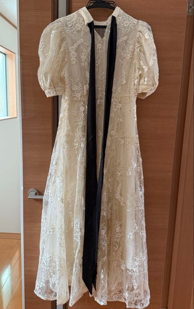 【Acka.】lace flare dress※値引不可