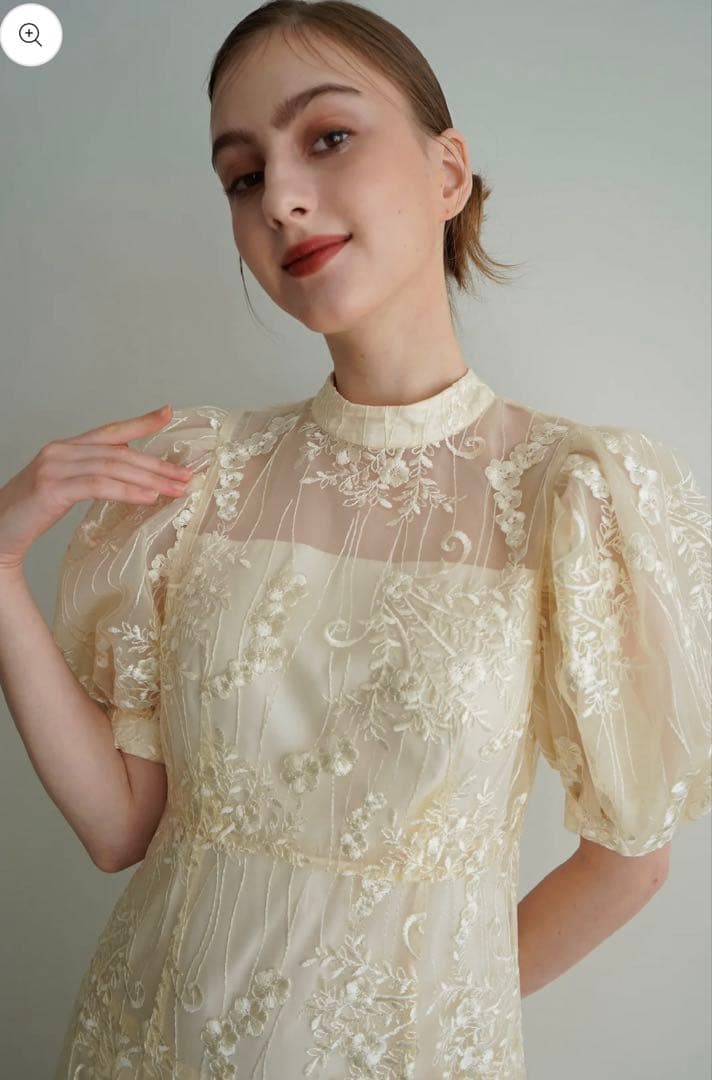 【Acka.】lace flare dress※値引不可