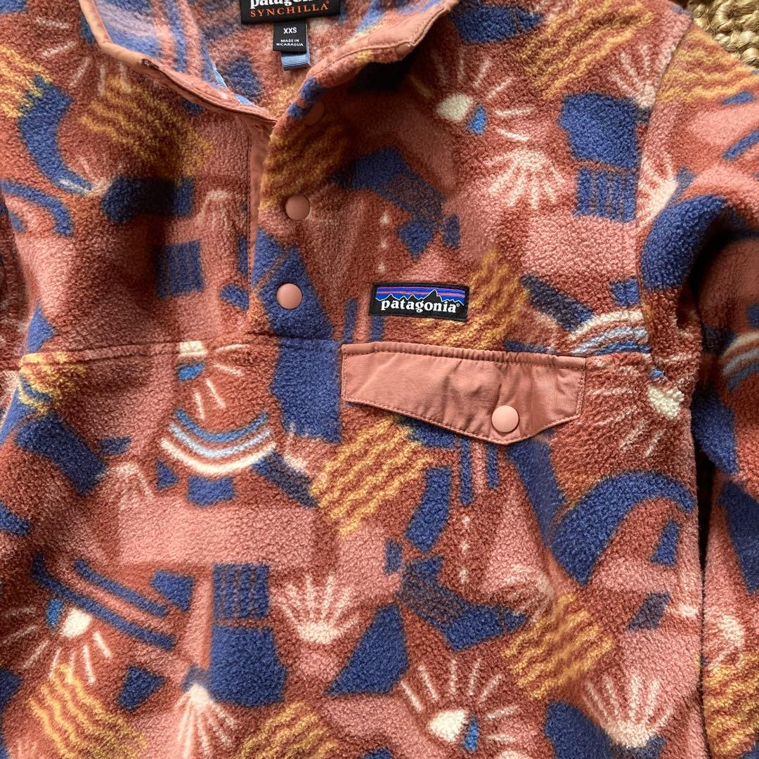 パタゴニア シンチラ スナップボタン フリースプルオーバーXXS