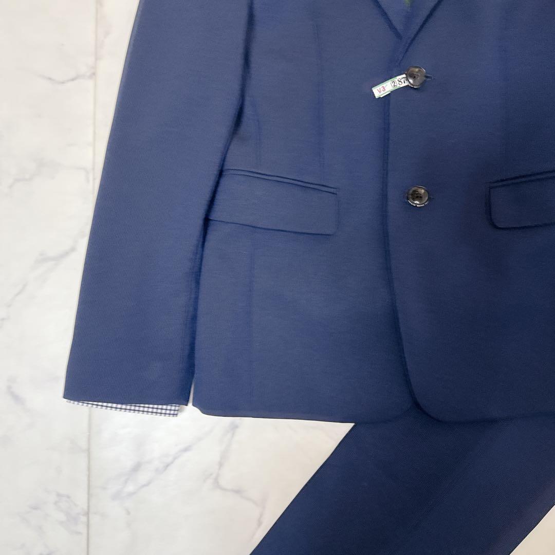 BEAMS DESIGNスーツ ネイビー フォーマルセット150 卒業式　卒服