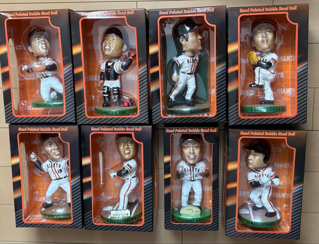 巨人　ボブルヘッド8体セット