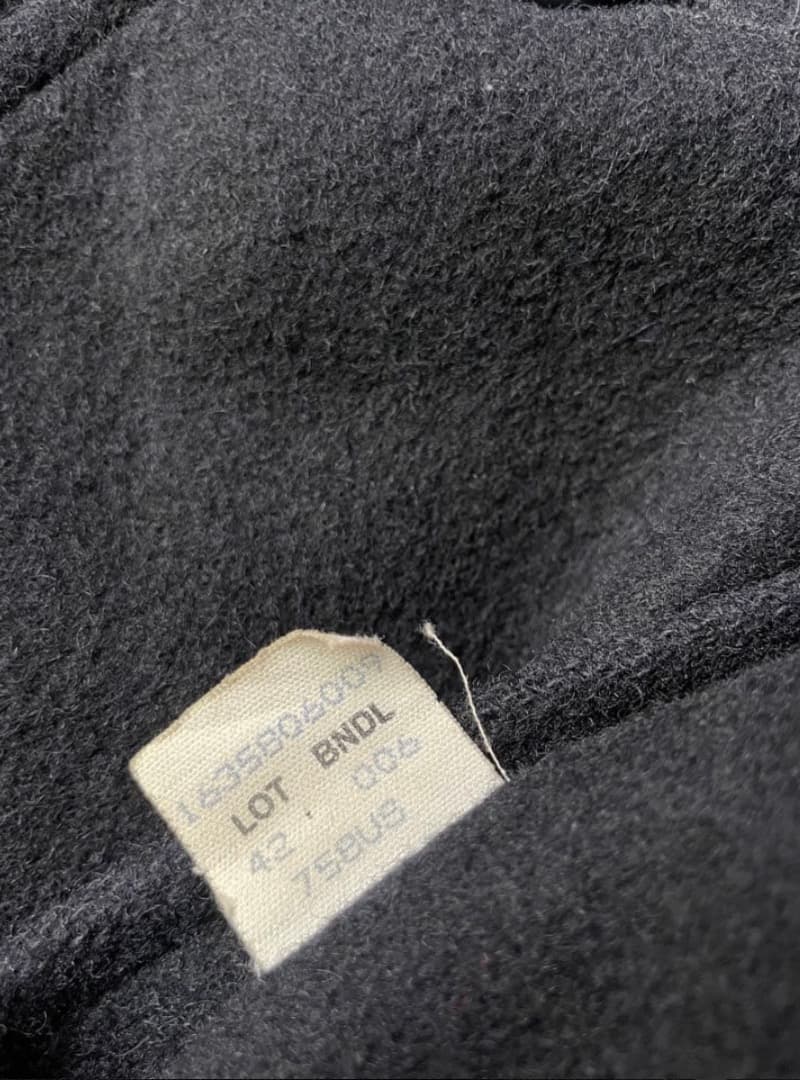 Schott シングルピーコート　USA製　タイト　スリム　ネイビー　XL