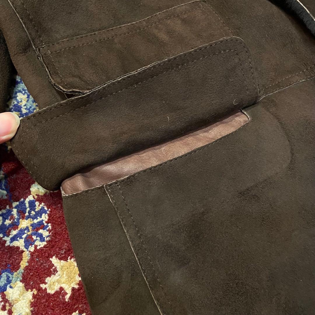 Euro TRUSSARDI　Airy Mouton Coat