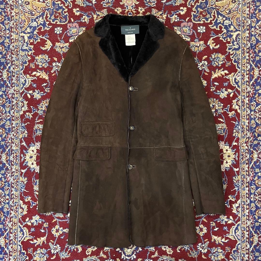 Euro TRUSSARDI　Airy Mouton Coat