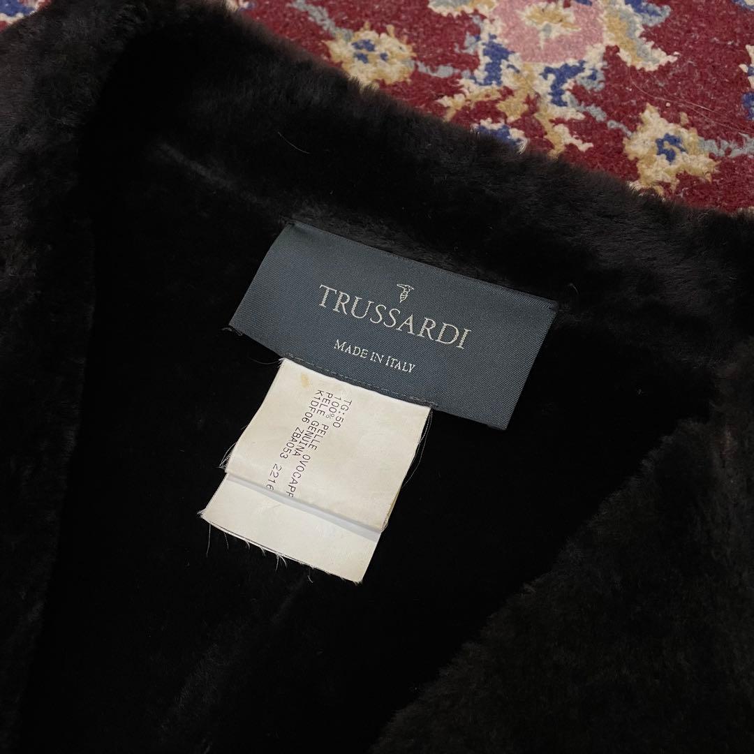 Euro TRUSSARDI　Airy Mouton Coat