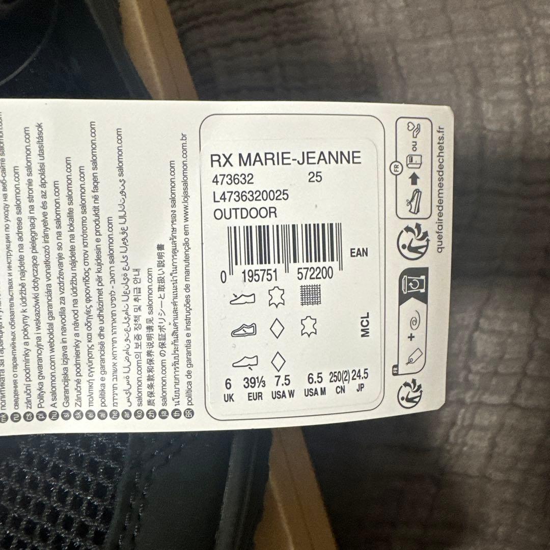 新品 サロモン SALOMON RX MARIE JANE 24.5cm