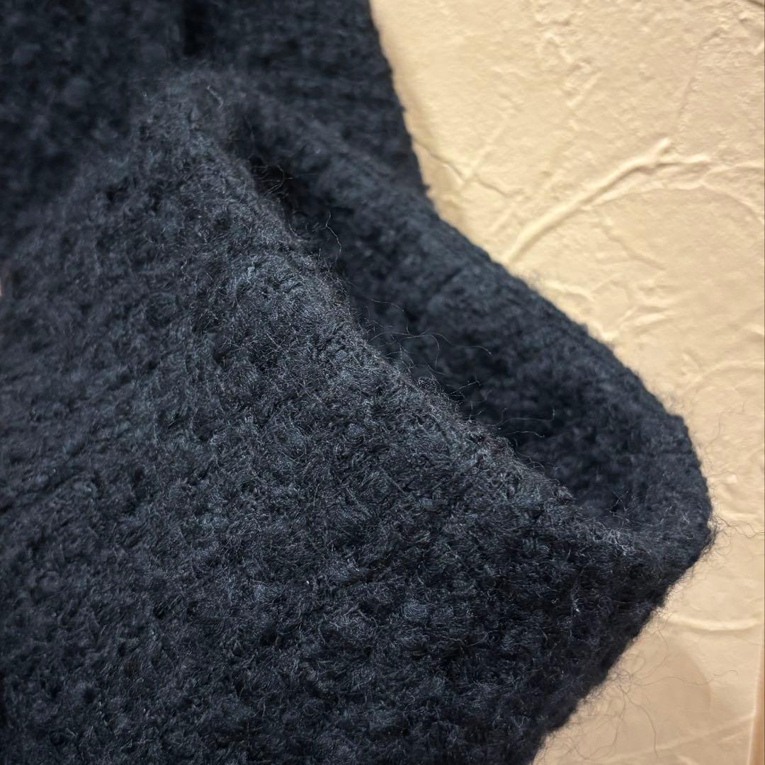 MINAMI TANAKA×CLANE OVER TWEED COAT ブラック