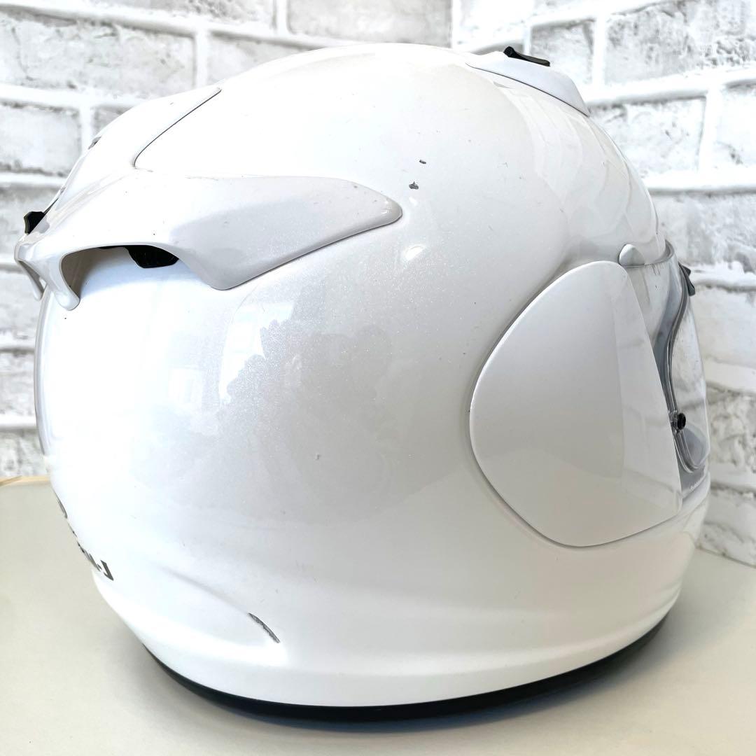 【Arai 】アライ　クワンタム-Ｊ　フルフェイスヘルメット 57.58cm 白