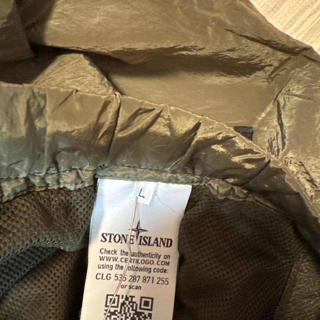 STONE ナイロンパンツ サイズL カーキ