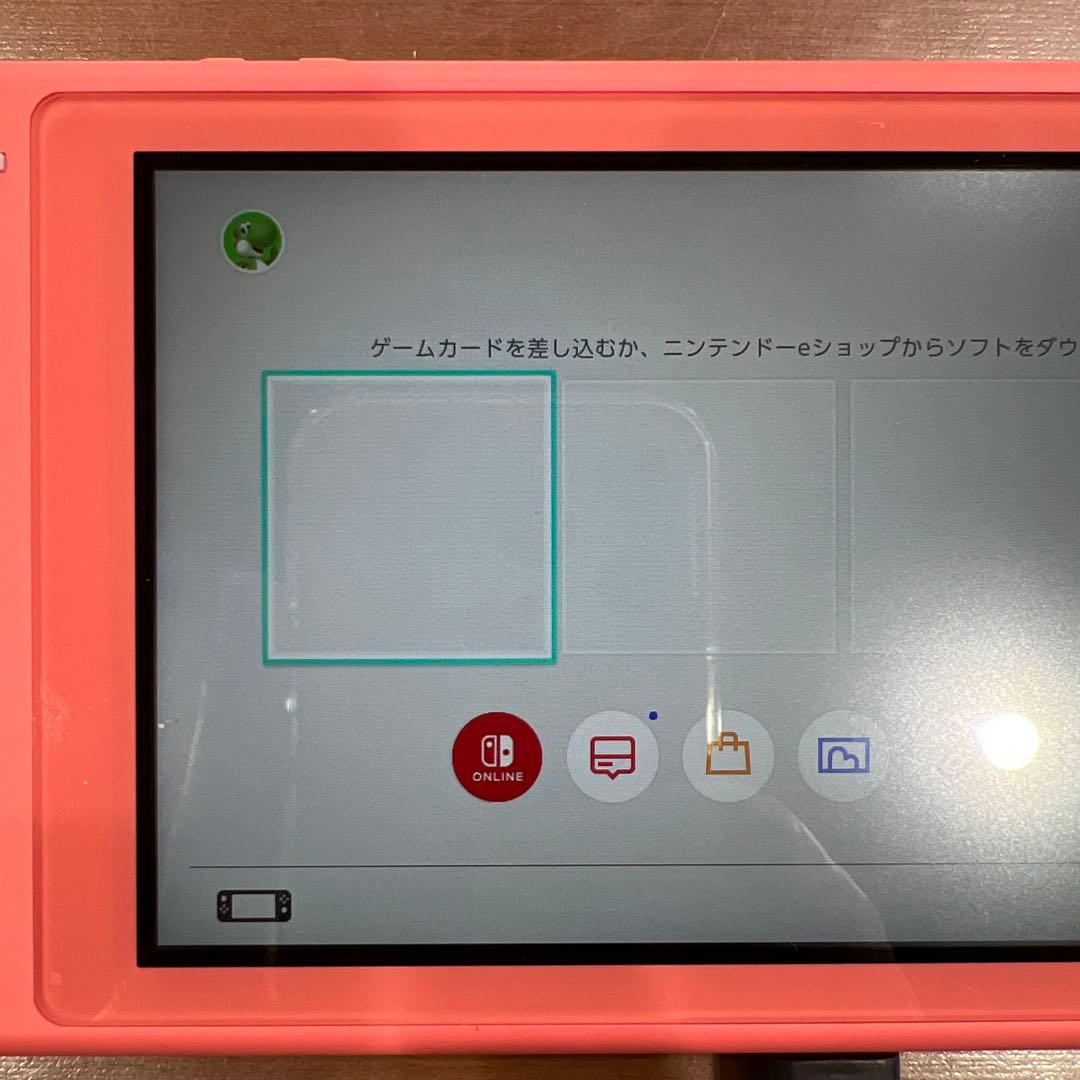 【美品・箱付き】Switch Lite スイッチライト コーラル 本体 任天堂