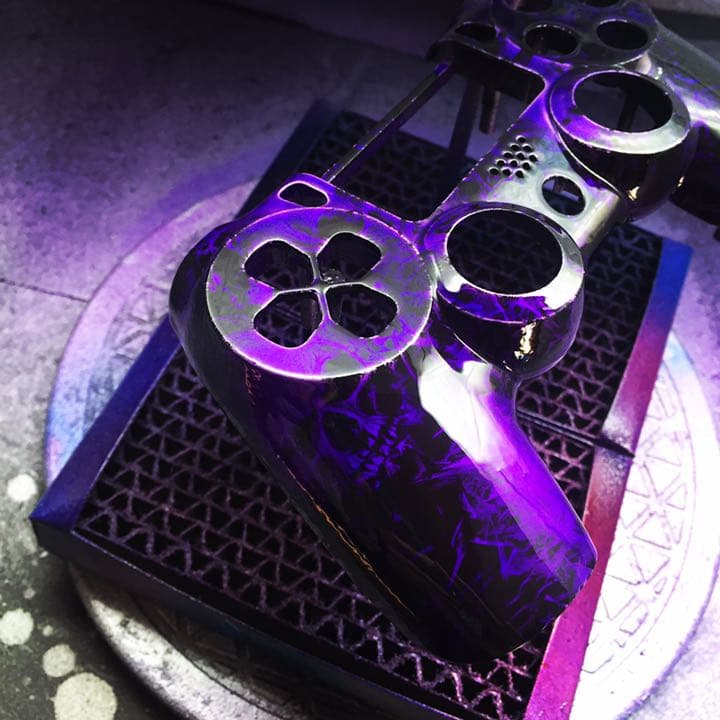 PS4コントローラー フロントシェル 自家塗装品  見本