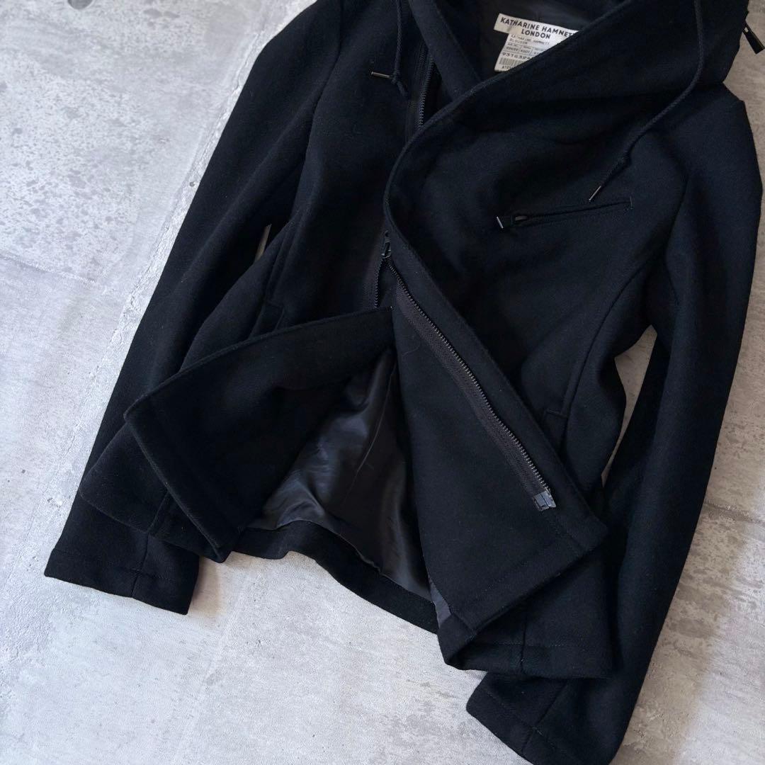 ジャケット・アウター 00s archive 2way volume neck blouson y2k