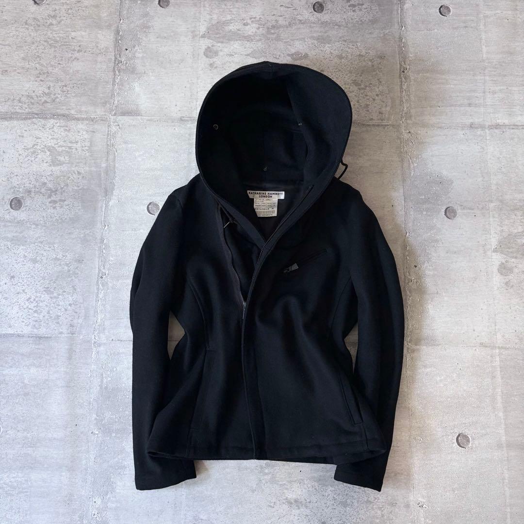 ジャケット・アウター 00s archive 2way volume neck blouson y2k