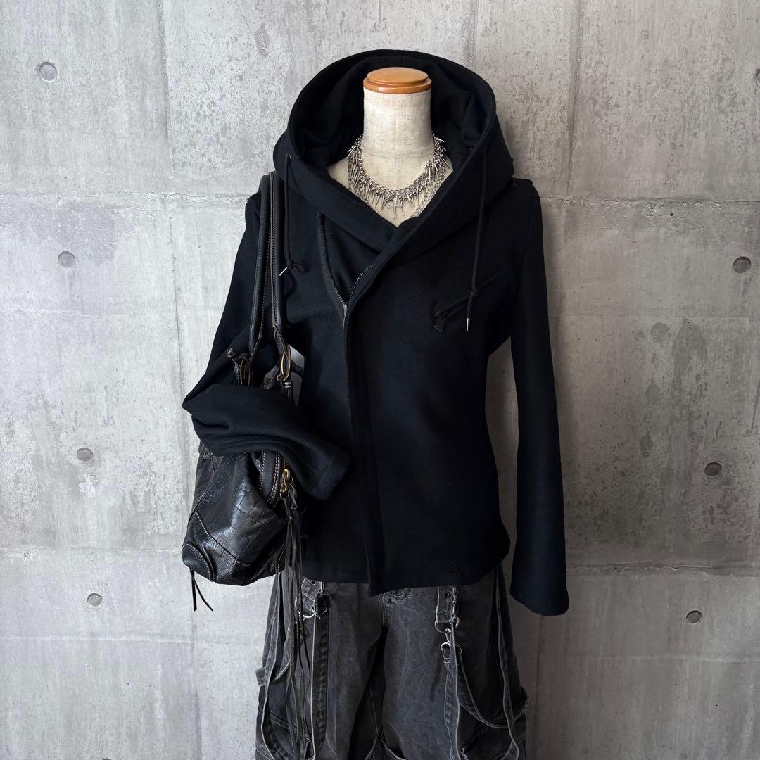 ジャケット・アウター 00s archive 2way volume neck blouson y2k