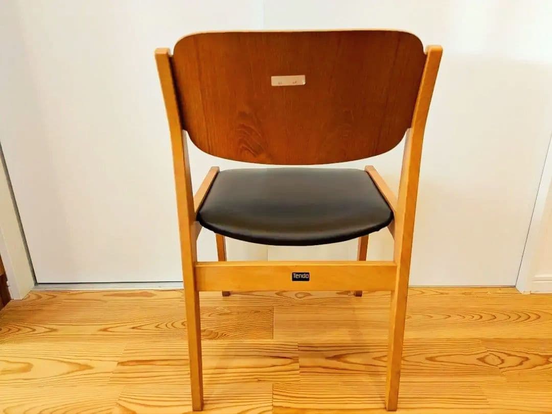 稀少 1980年代　天童木工 水之江忠臣 図書館椅子 ブックチェア