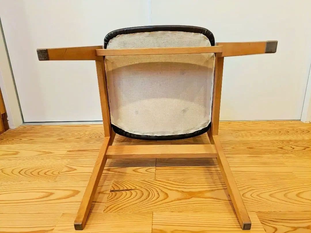 稀少 1980年代　天童木工 水之江忠臣 図書館椅子 ブックチェア