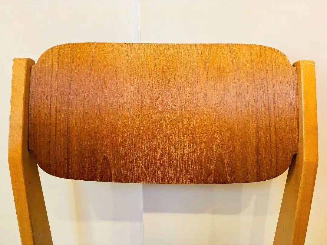 稀少 1980年代　天童木工 水之江忠臣 図書館椅子 ブックチェア