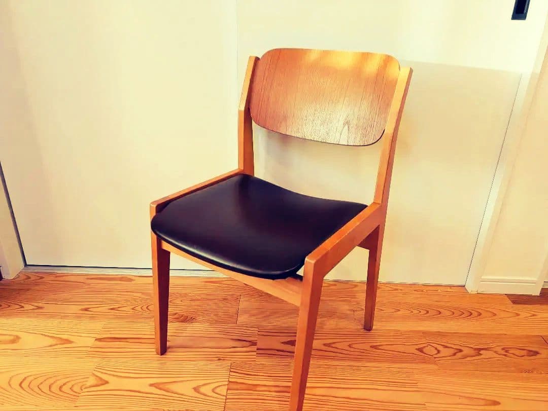 稀少 1980年代　天童木工 水之江忠臣 図書館椅子 ブックチェア