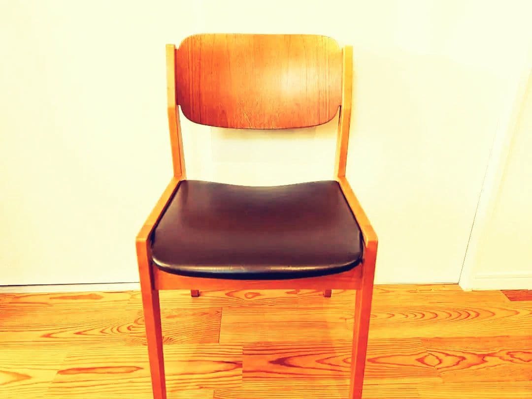 稀少 1980年代　天童木工 水之江忠臣 図書館椅子 ブックチェア