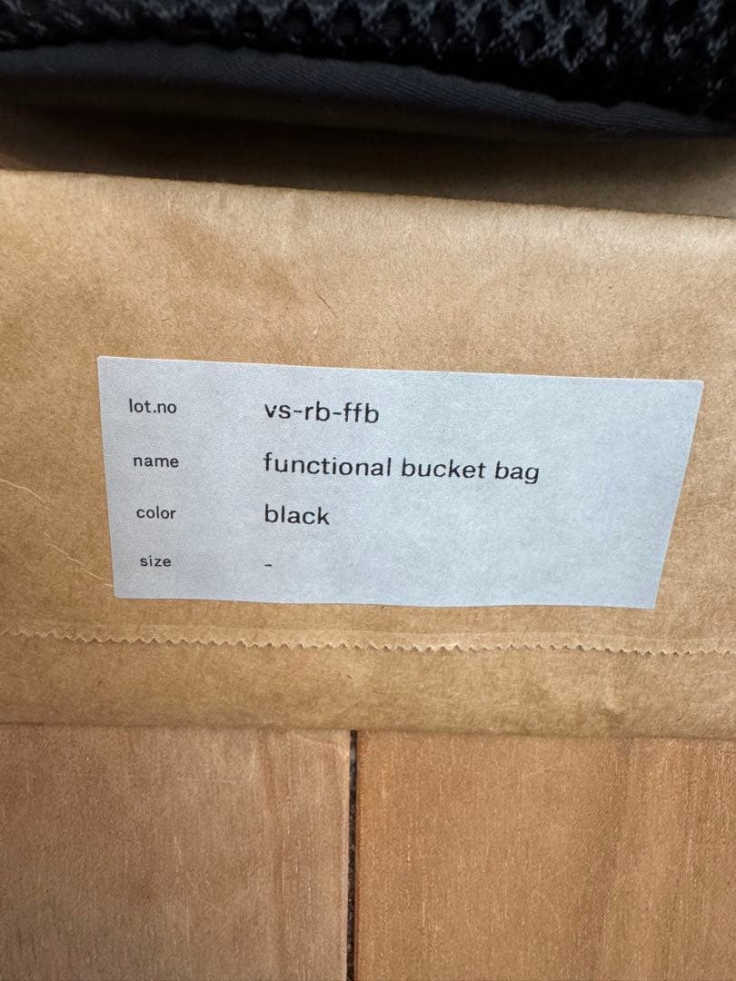 25ss【Hender Scheme】functional bucket bag