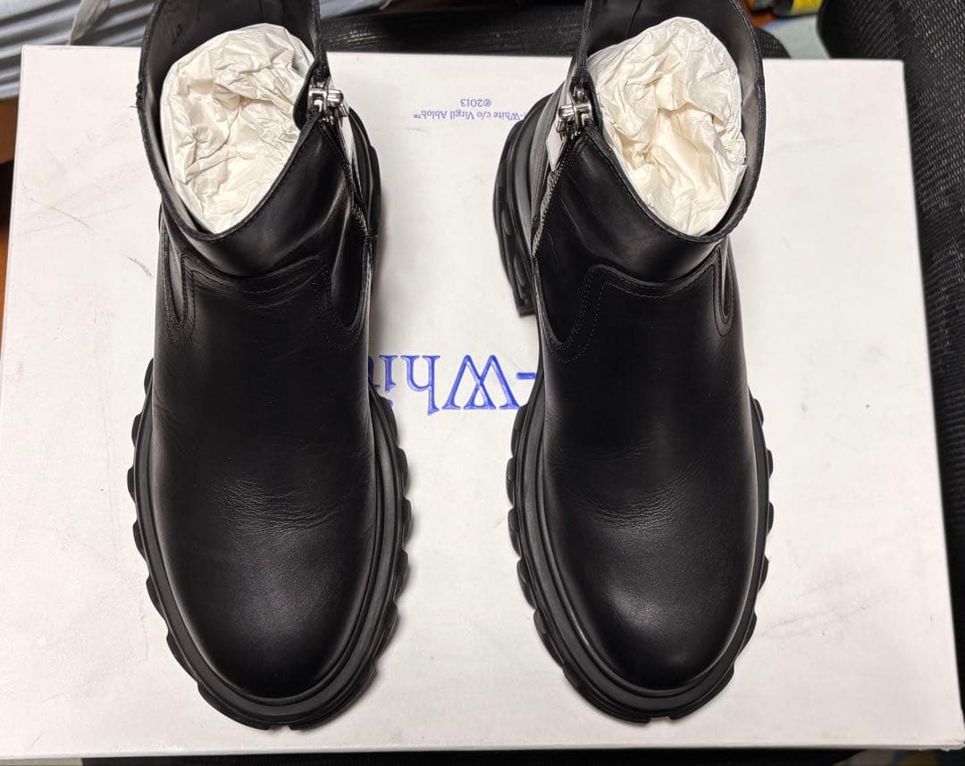 靴 Off-White Exploration Motor Ankle Boots