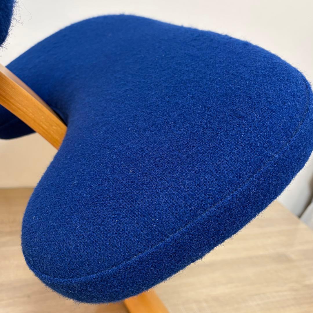 Rybo リボ バランス チェア イージー 姿勢矯正 椅子　ブルー　青