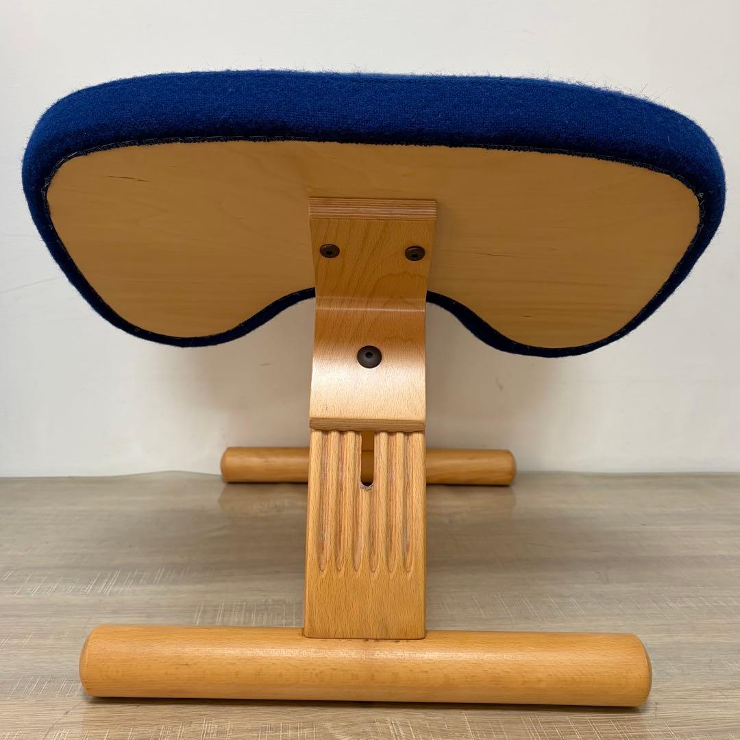 Rybo リボ バランス チェア イージー 姿勢矯正 椅子　ブルー　青