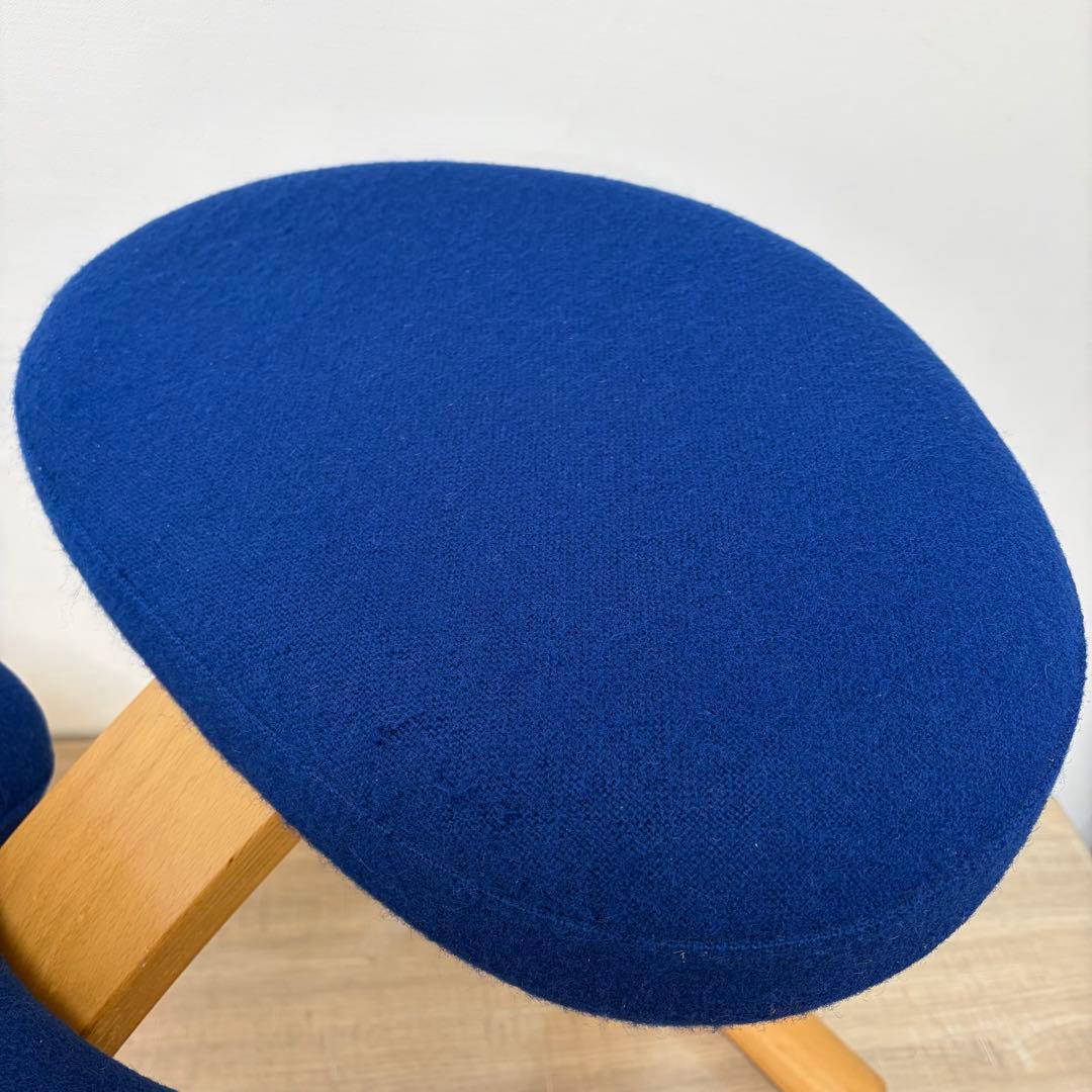 Rybo リボ バランス チェア イージー 姿勢矯正 椅子　ブルー　青