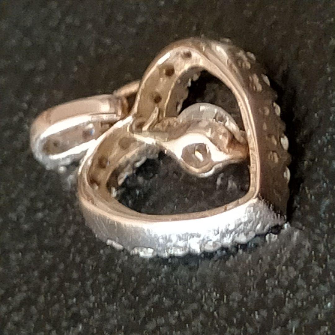 エステール 18金チャーム D0.18 ハートモチーフ K18PG