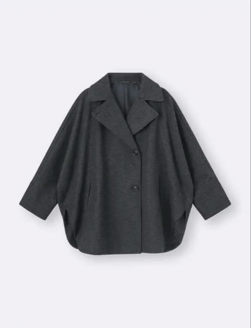 コージーメルトンケープコート