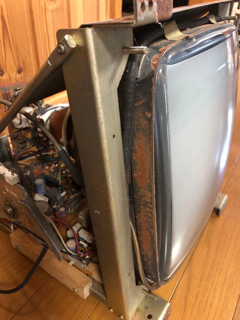 昭和レトロ アーケードゲーム用カラーブラウン管モニター 動作未確認