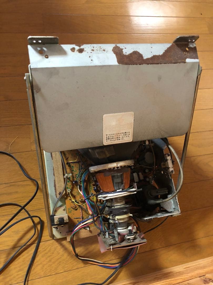 昭和レトロ アーケードゲーム用カラーブラウン管モニター 動作未確認