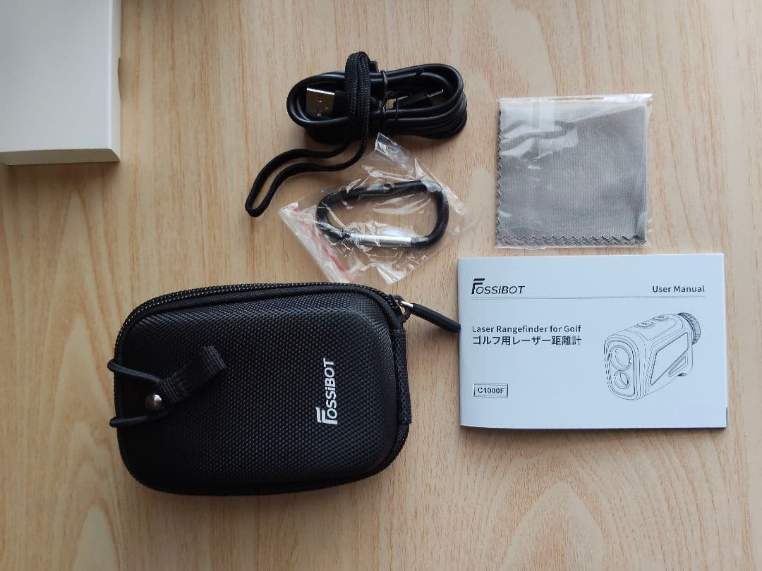 美品　FOSSiBOT レーザー距離計 3点間測定 C1000F ブラック