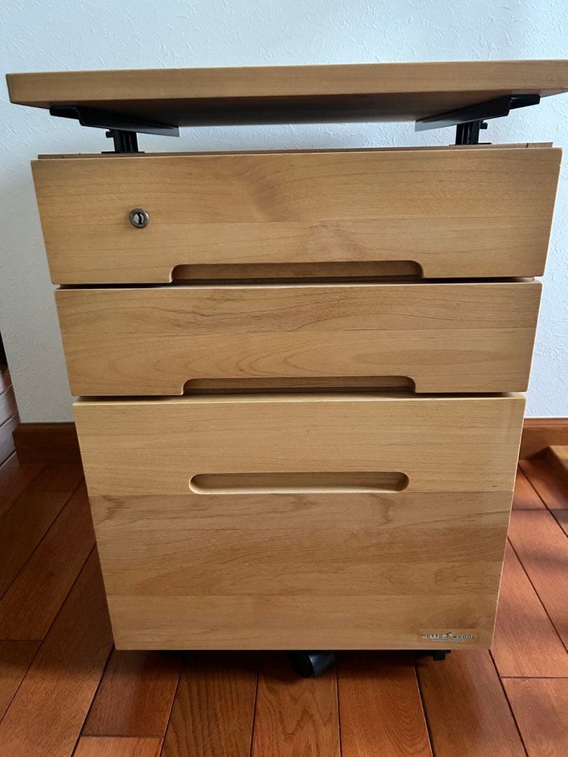 袖机　昇降式ワゴン　デスクワゴン　サイドワゴン　堀田木工所