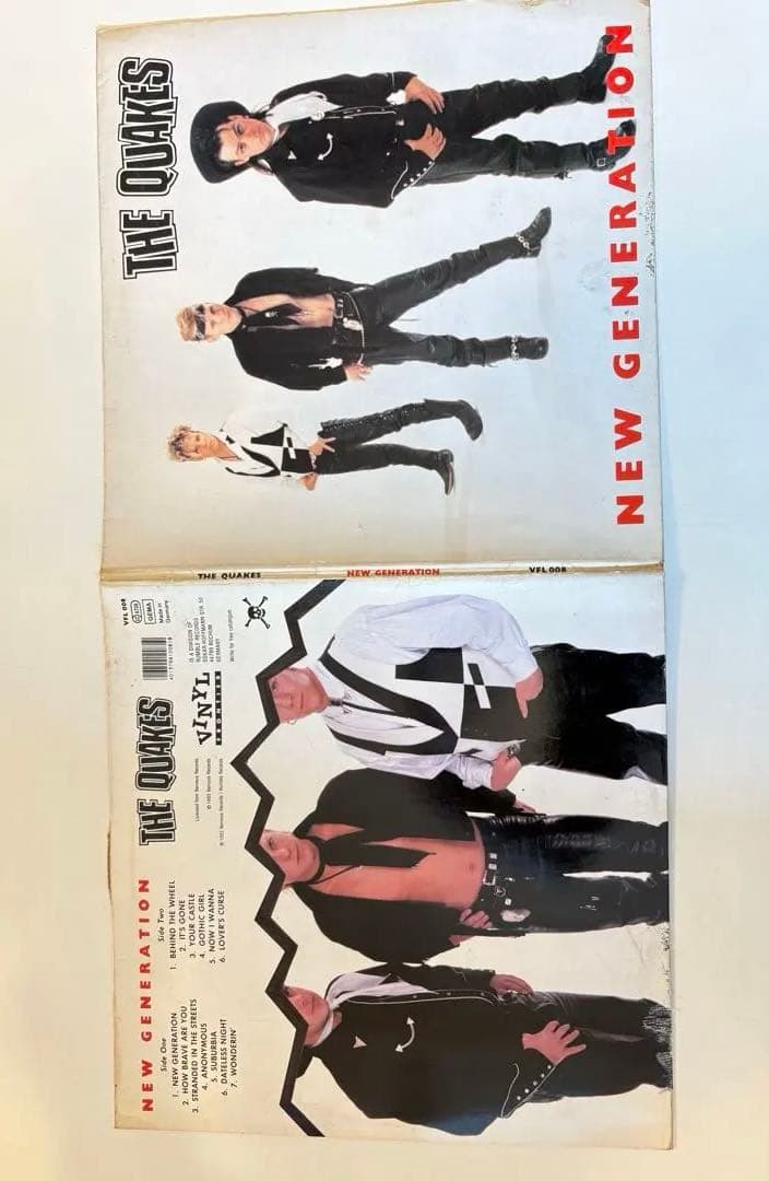 THE QUAKES NEW GENERATION LP レコード