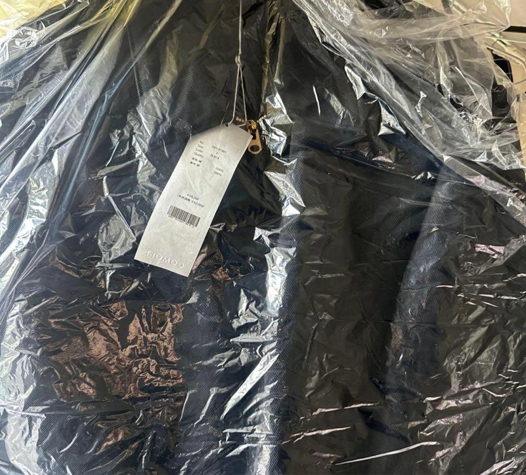 BLACK DENIM ZIP SHORT JACKET comoli サイズ2