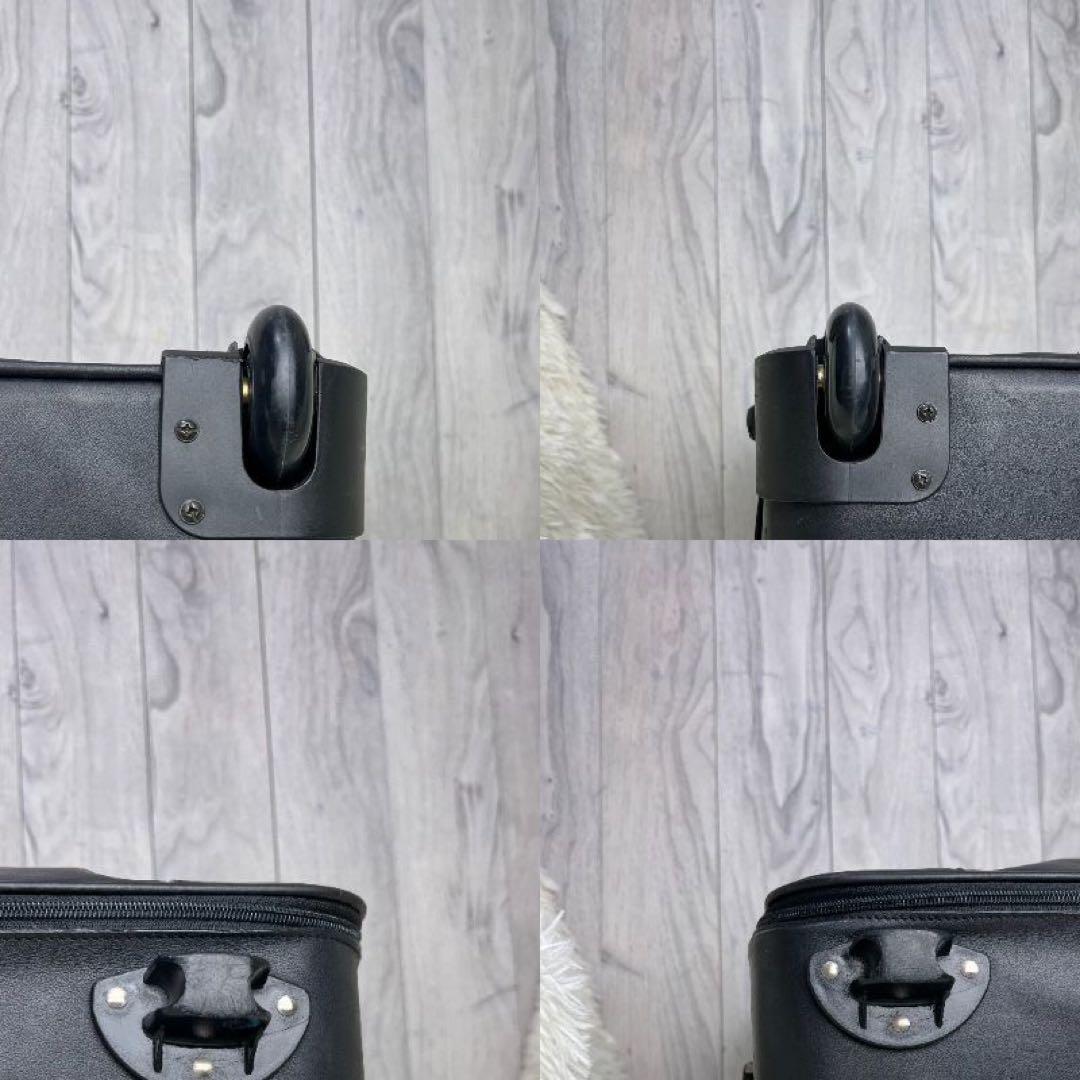 希少♡オールレザー♡LOEWE ロエベ アナグラム キャリーケース ブラック