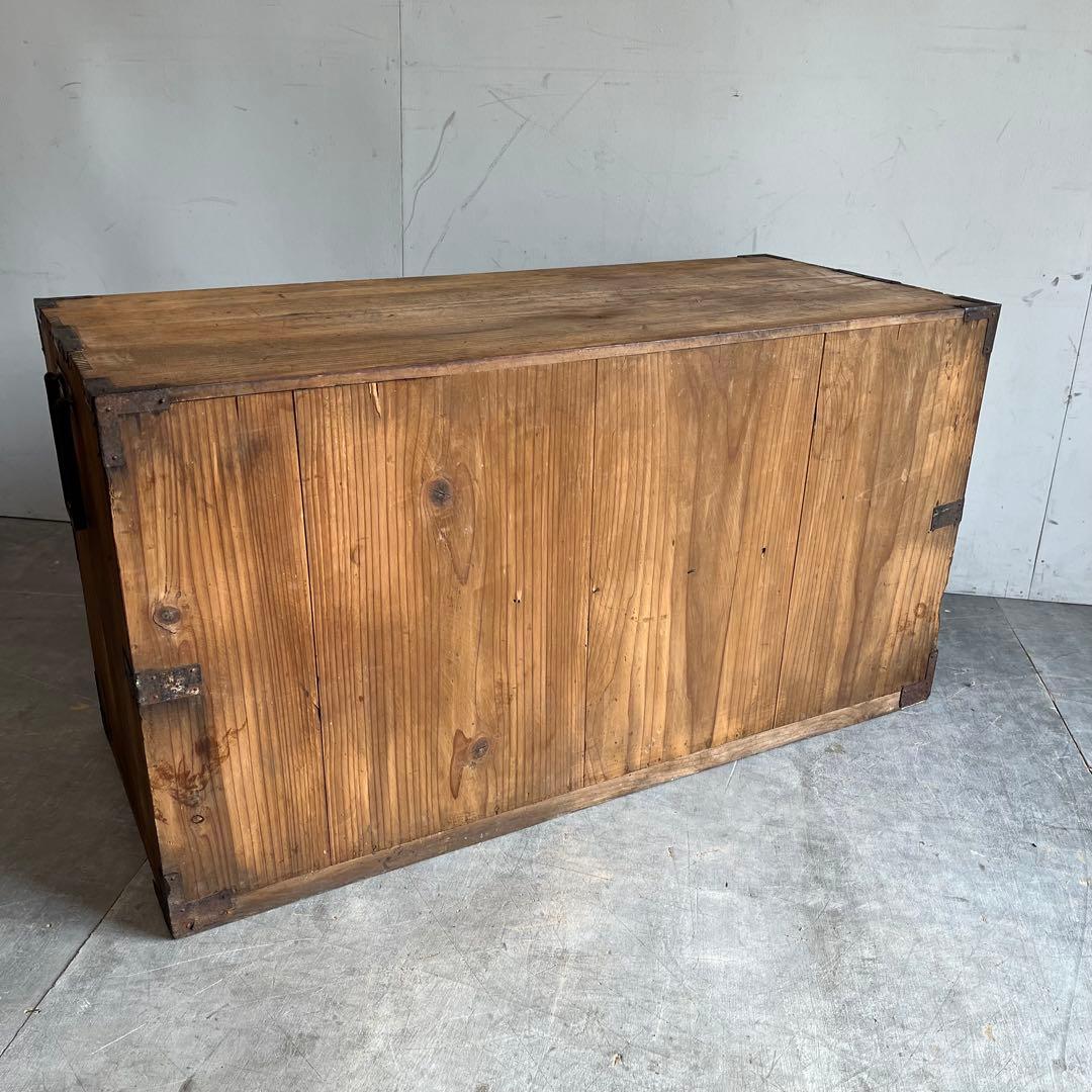 アンティーク チェスト 箪笥 テレビ台 無垢材 昭和レトロ ローボード