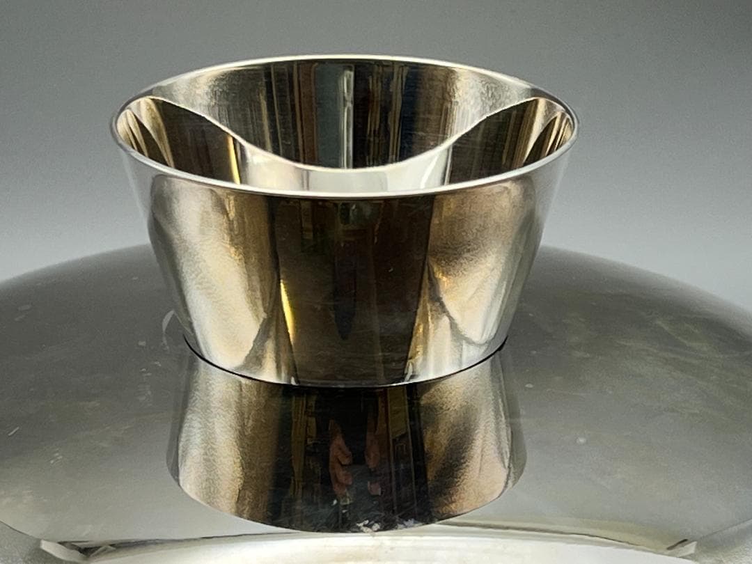 純銀刻印　大皿　銀盃　銀杯　祝盃　重量約742g